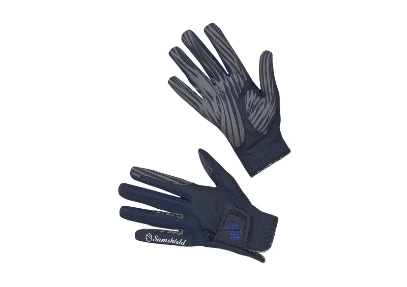 Samshield V-Skin Swarovski Glove Blue